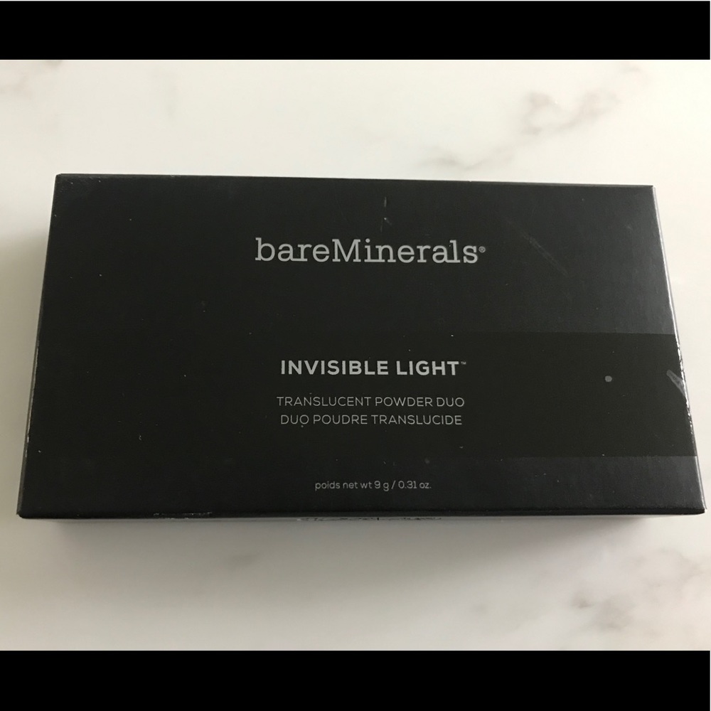 NIB bareminerals invisible light powder duo